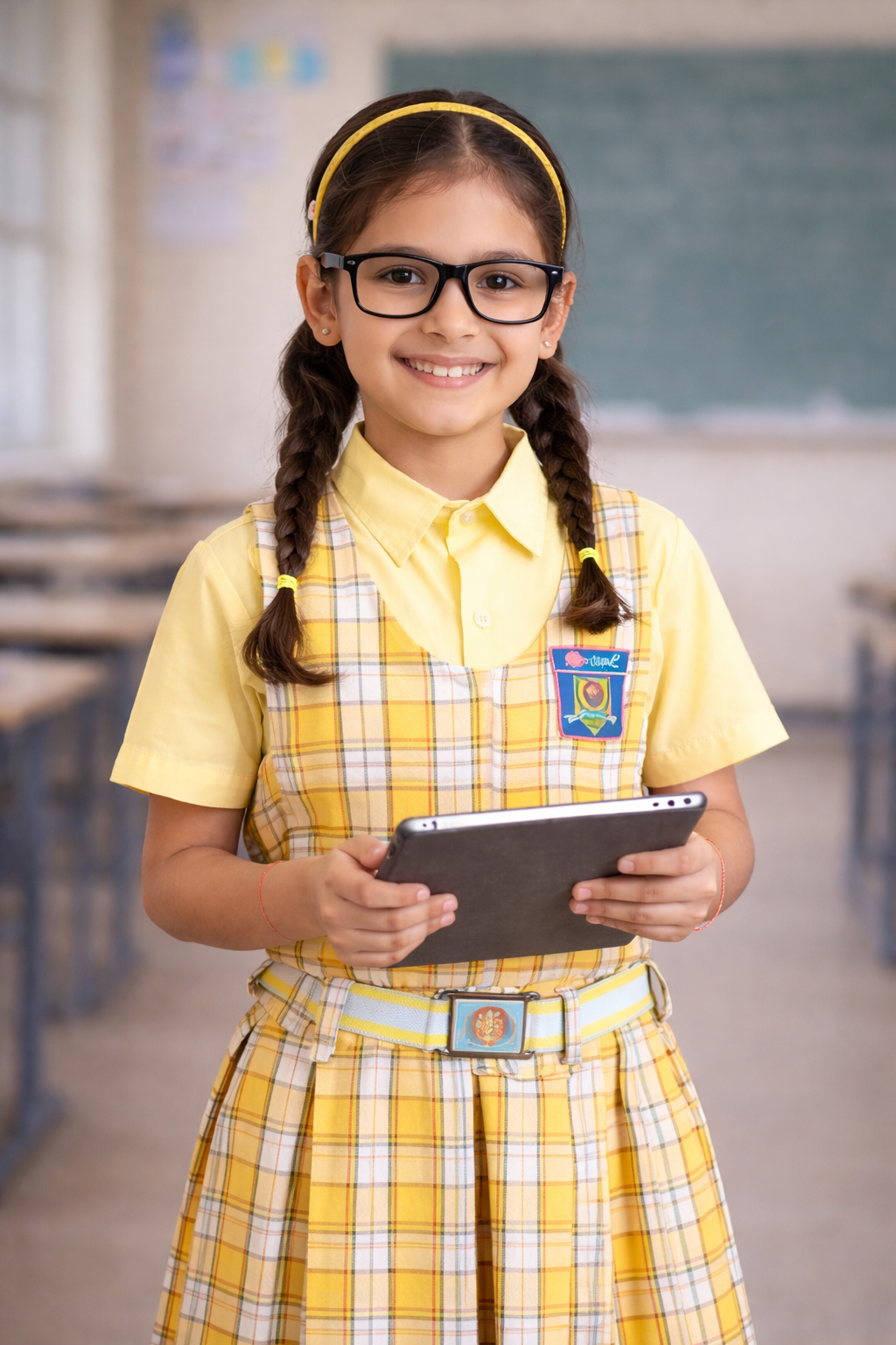 Students learning in class